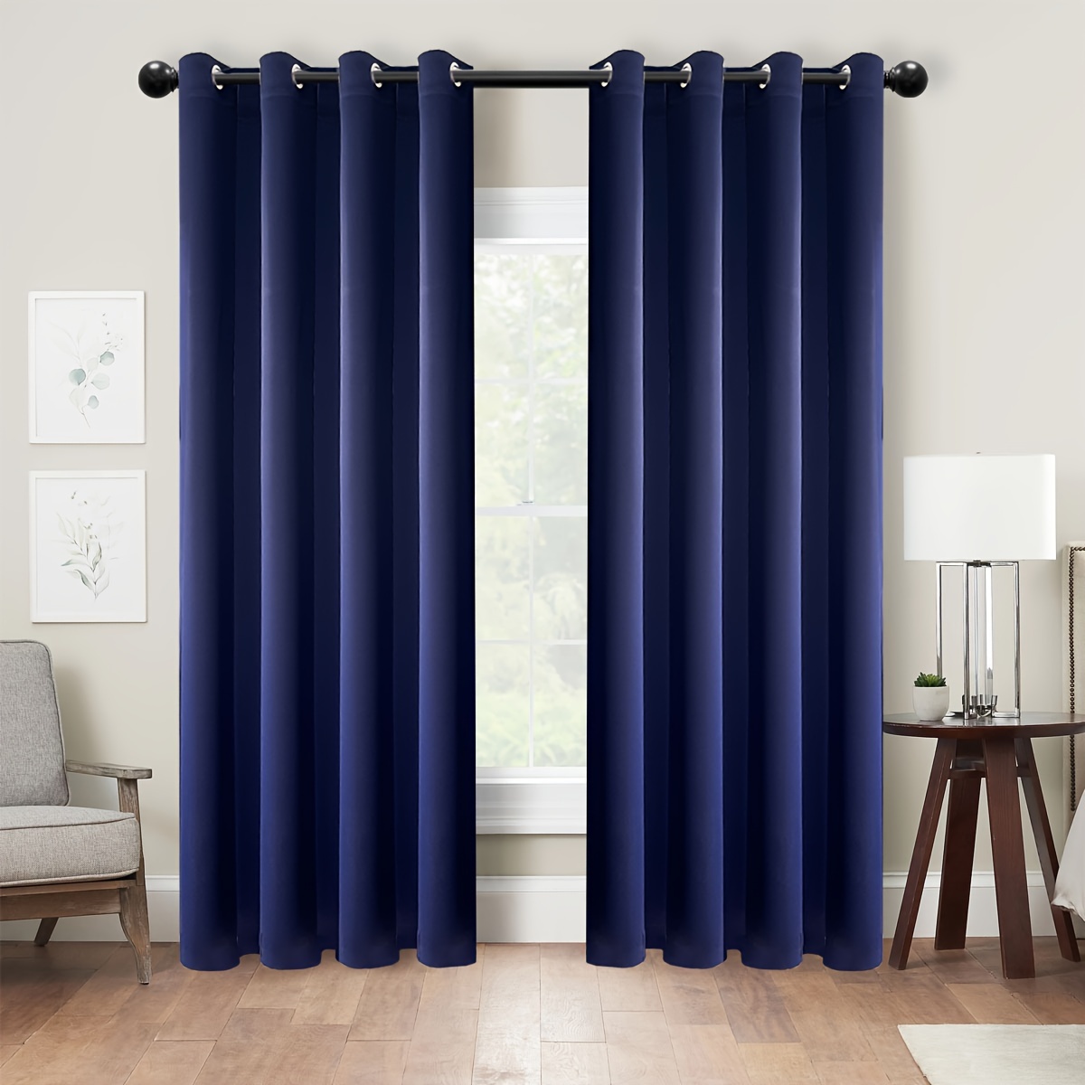 insulation and blackout circle curtains reduce noise and block light suitable for bedrooms and living rooms 1pc details 9