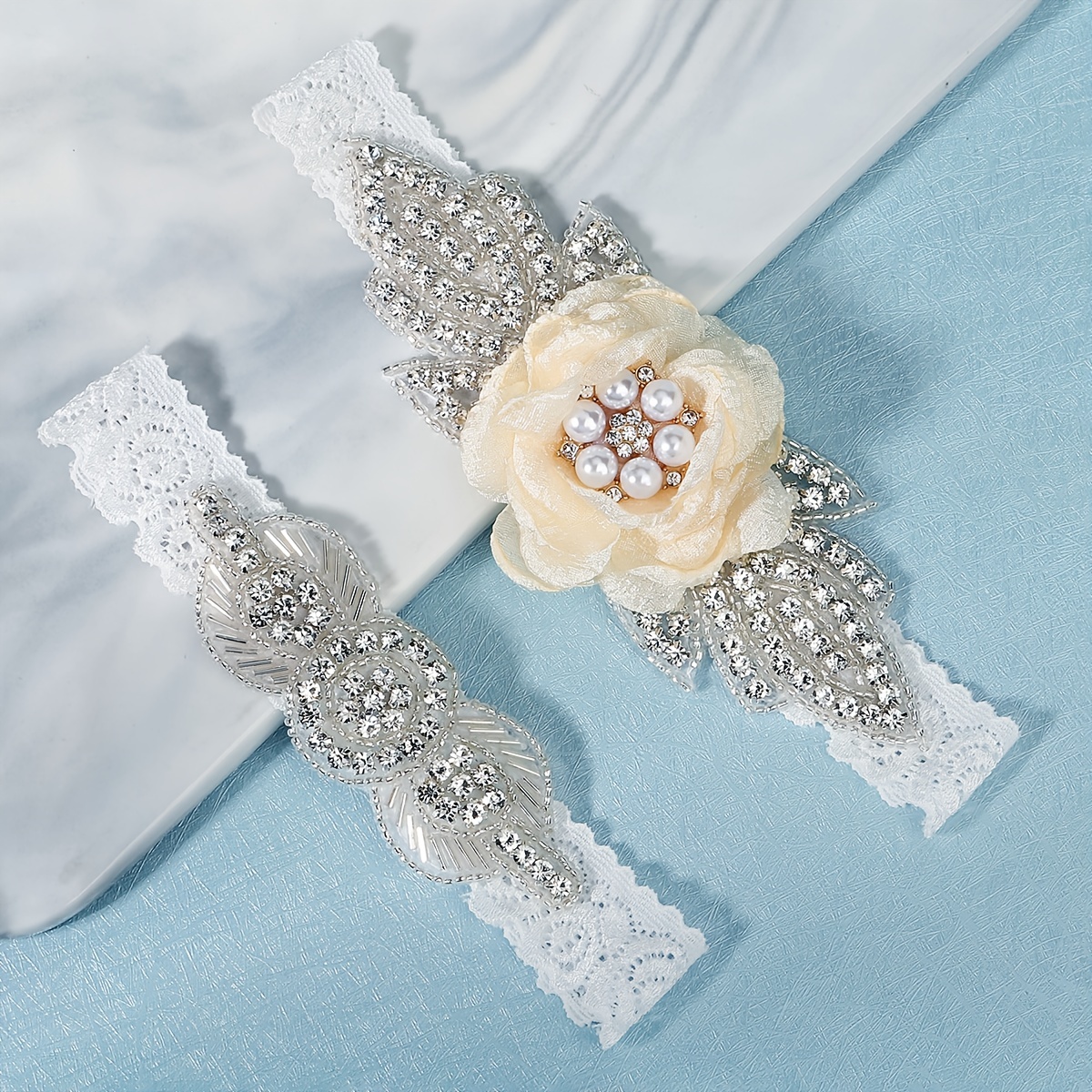 Luxury Marquise Rhinestone Hand Sewn Belt Bridal Wedding Girdle, Women  Dress Accessories