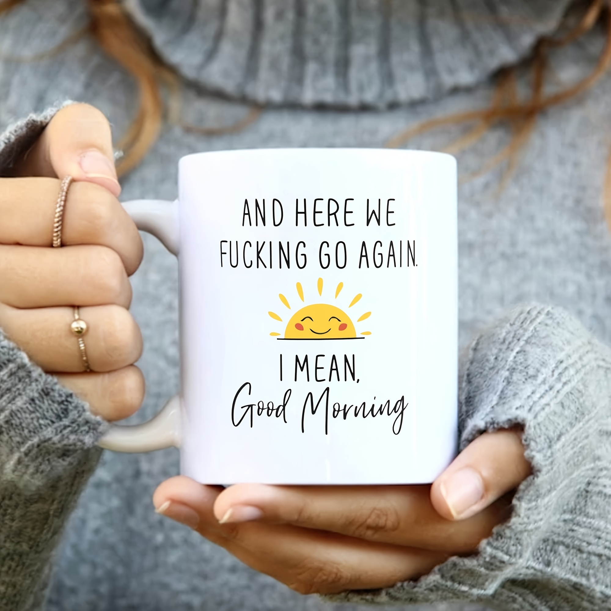 Personalized Here We Go Again I Mean Good Morning Mug – Canary Road