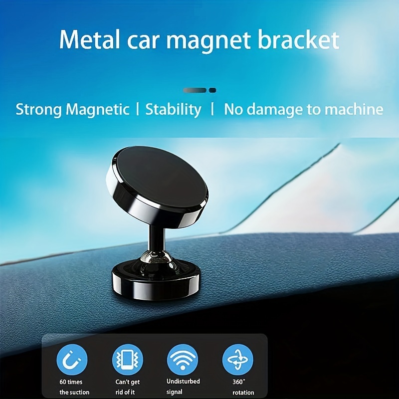 Magnetische Handyhalterung für Auto Metall, hitzebeständig Super Sticker 6X  Magnete Telefonhalterung Doppel 360° Autohalterung Geeignet für  Armaturenbrett Bildschirme für mit allen Telefon schwarz : :  Elektronik & Foto