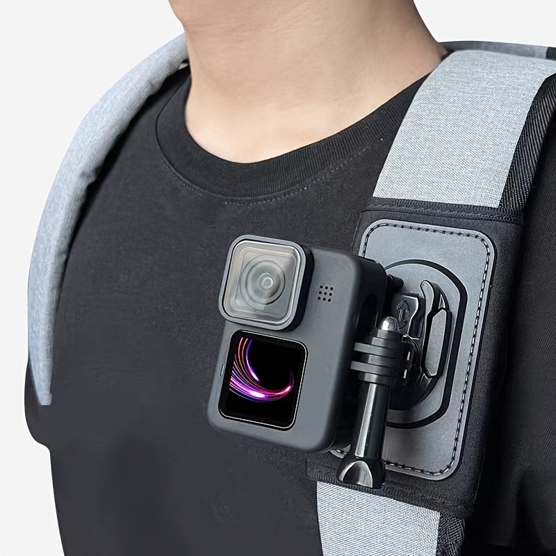 Accessoires de clip de sac à dos rotatif à 360 degrés pour ceinture  d'épaule Gopro