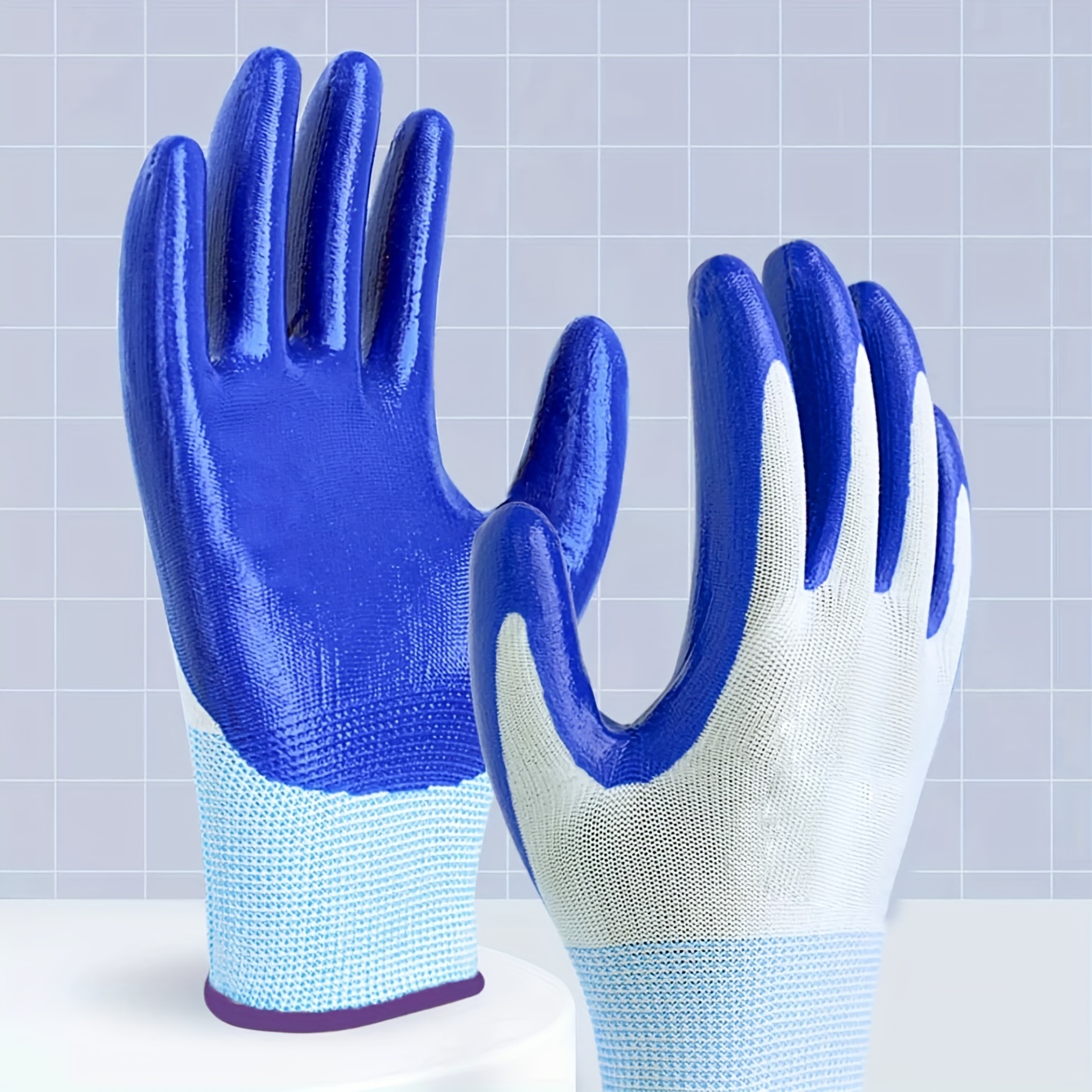 Work Gloves, Garden Gloves, Men & Women White Cotton Safety Gloves, Liner  For Bbq Cooking Industry Warehouse Construction - Temu