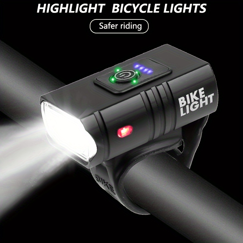 new led bicycle light 1000lm with charging power display mountain bike front light flashlight cycling equipment