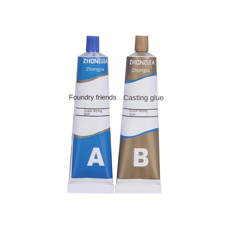 1.76 OZ Metal Epoxy Glue, 2 Part Heavy Duty Cold Welding Glue for