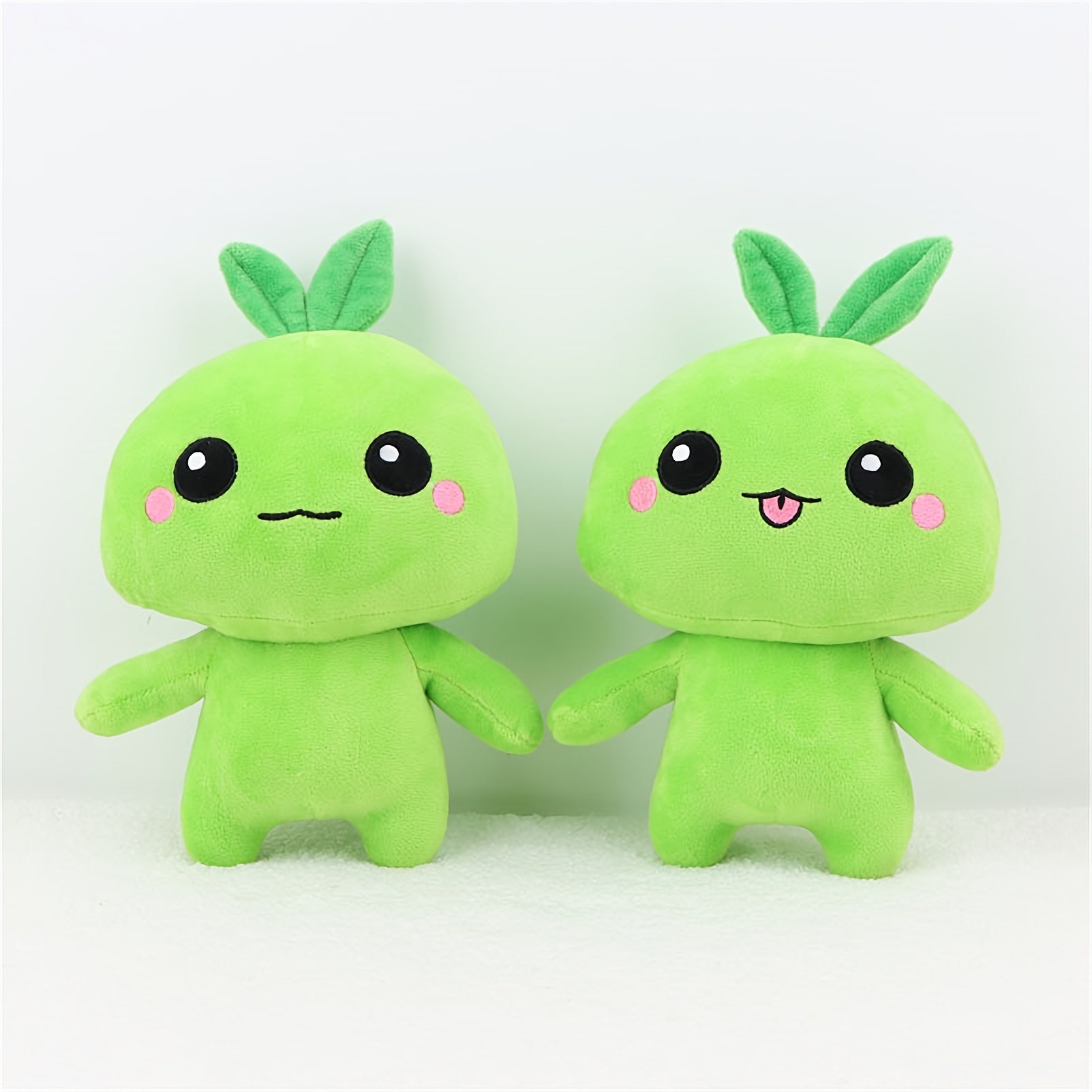 10 2inch Losark Kawaii Mokoko Seed Plush Toy Cute Green Plushies Sleeping Pillow Game Soft Cartoon Stuffed Doll Kids Birthday Gift