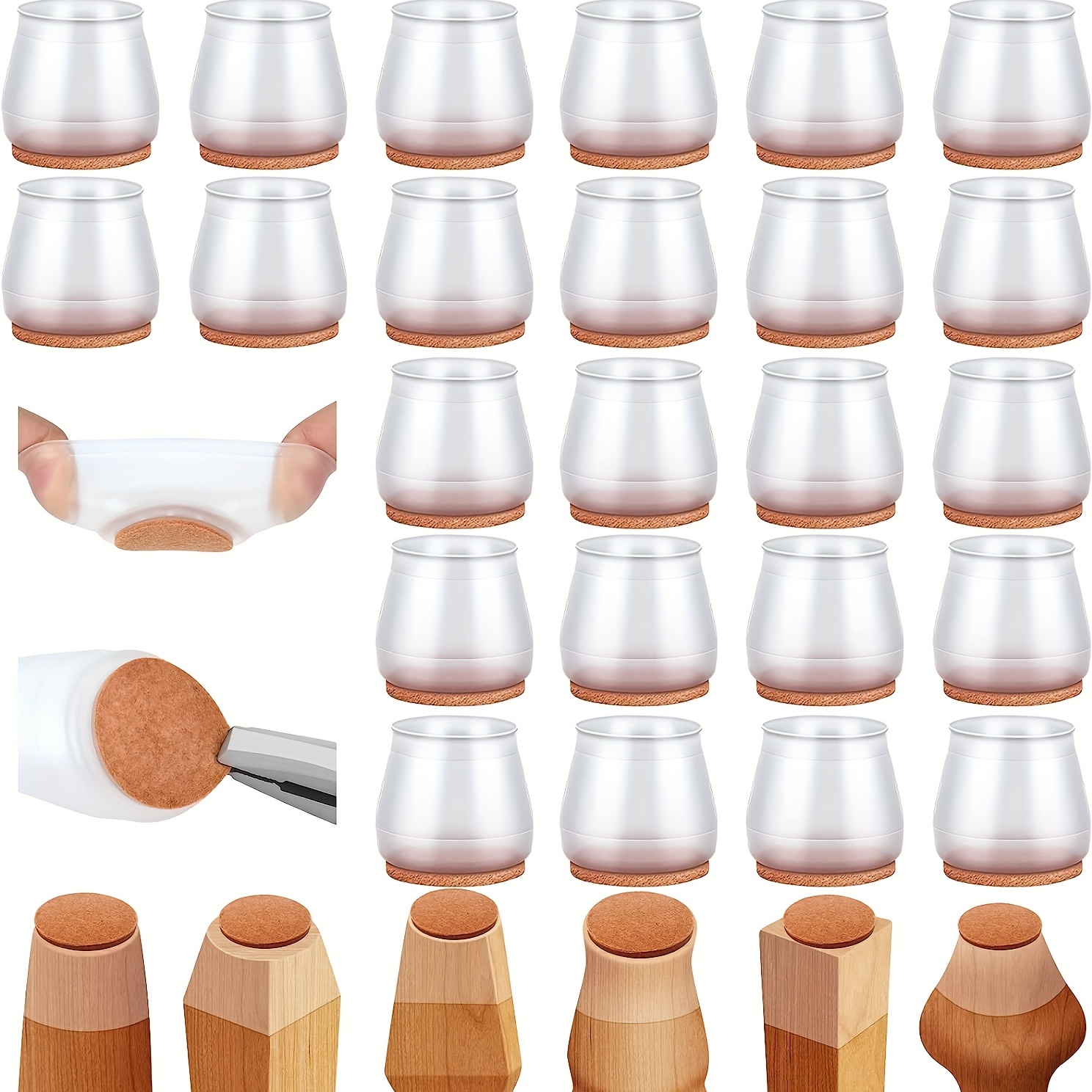 Silicone Chair Leg Floor Protectors Temu