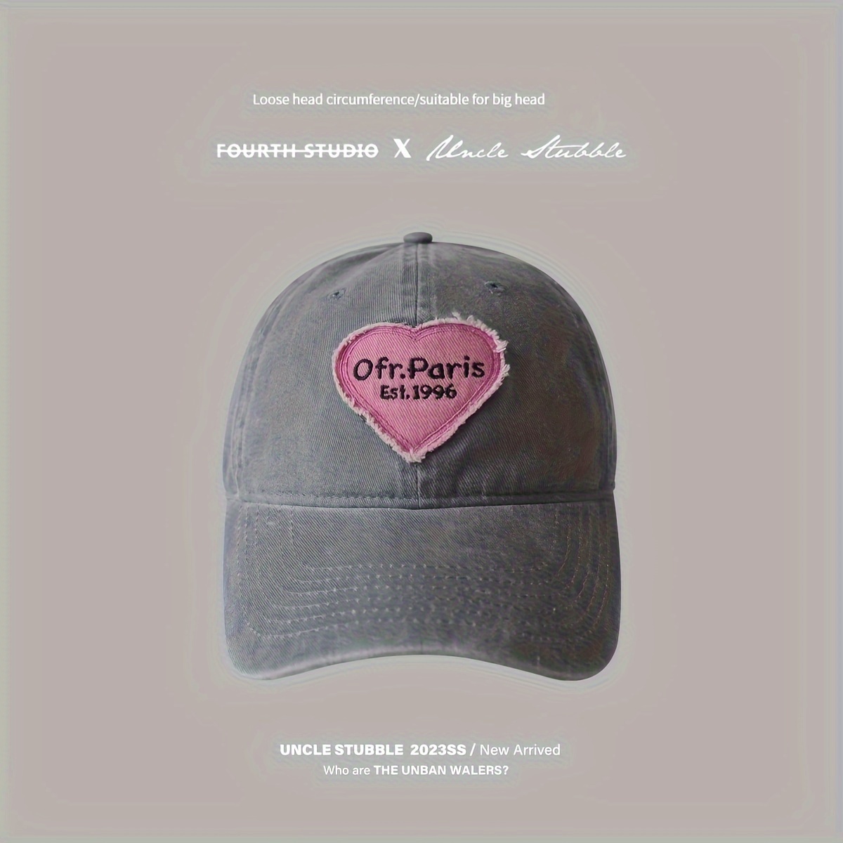 Heart Patch Hats