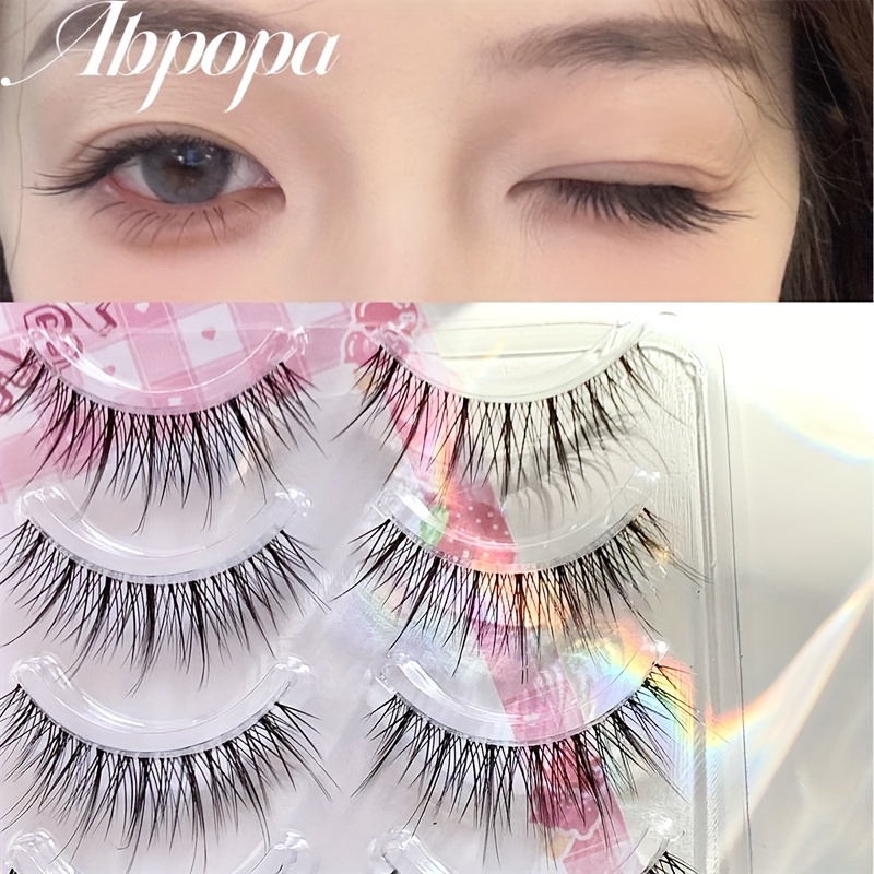 

Abpopa Natural Fluffy False Eyelashes, Multi-pairs Set, 0.03mm/0.05mm/0.07mm Thickness, Natural/anime///volume Styles, C-, 10-12mm/13-15mm Length, Beginner Friendly, Reusable, Beauty Cosmetics