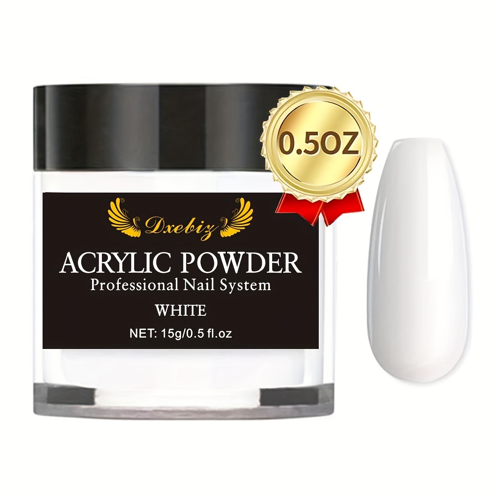 White/ /clear/nude Acrylic Powder Acrylic Nail - Temu