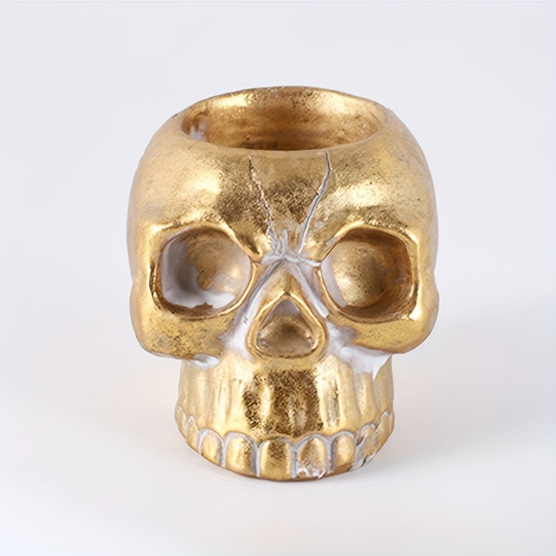 Mindful Skull Design Candle Warmer For Wax Melts Tarts - Temu