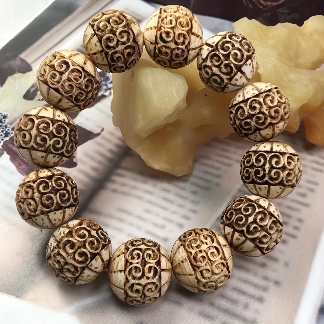 Silk Wood Healing Chakra Bracelet, Unisex Style