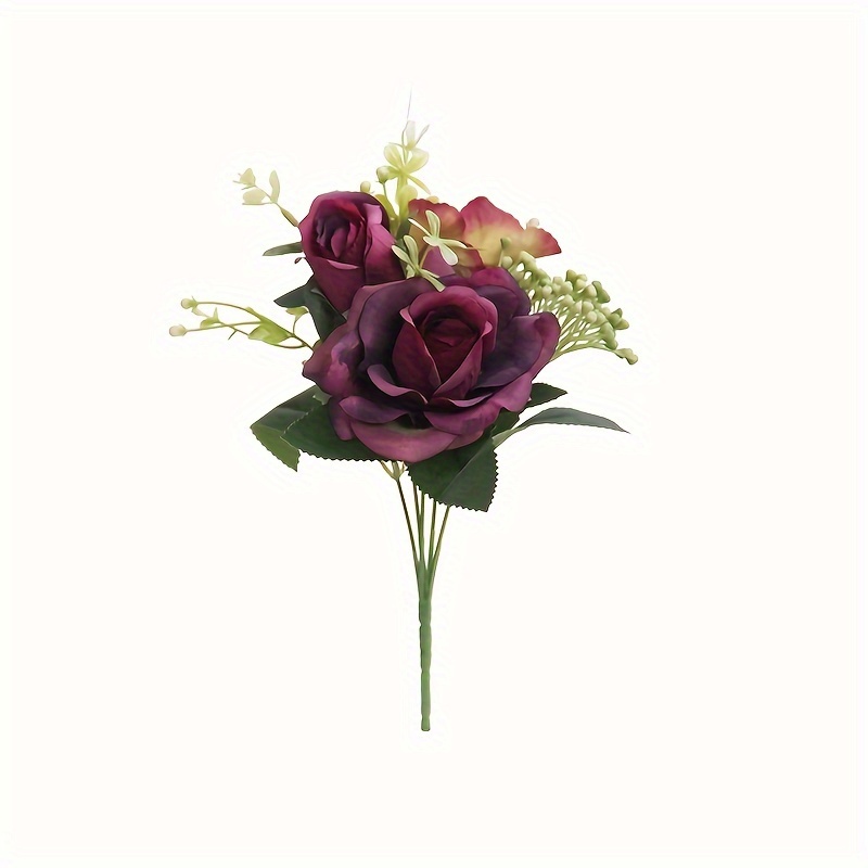 Creative Simulation Rose Flower Retro Rose Fake Flower - Temu