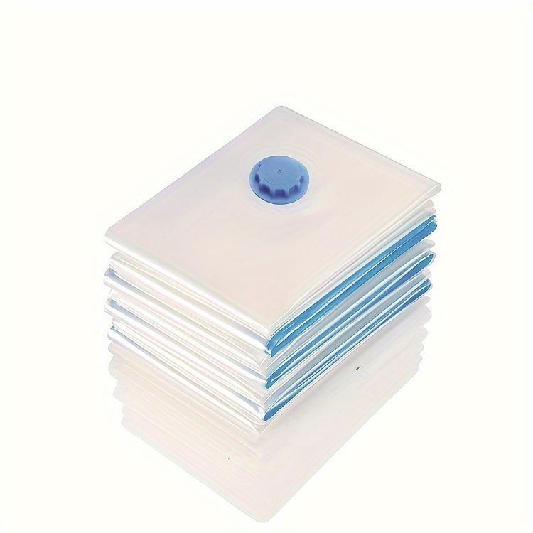 1pc Transparent Vacuum Compression Storage Bag With Large Capacity For  Clothes, Blankets, Etc.