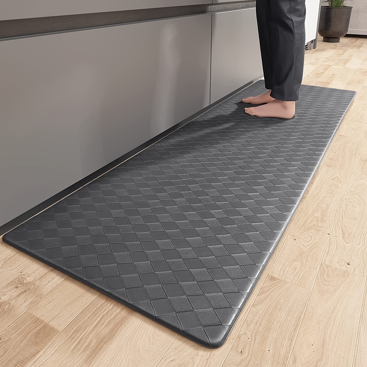 Kitchen Rugs And Mats Cushioned Anti Fatigue Comfort Mat, Non Slip