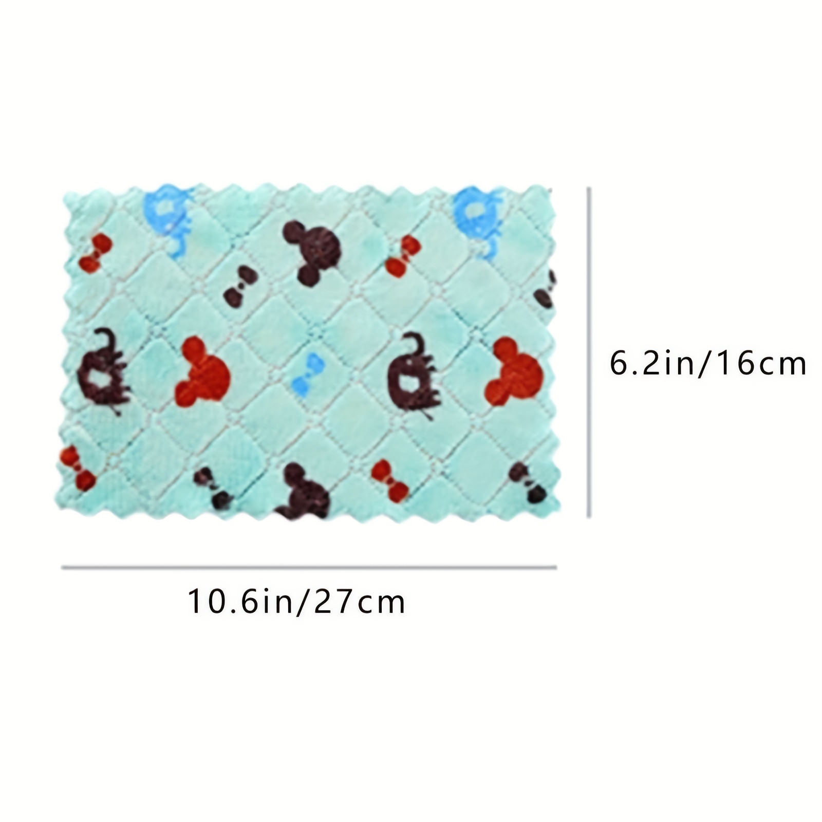 Double-sided Printed Coral Fleece Dishcloths, Absorbent Cartoon Pattern Cleaning  Rags, Cleaning Towels For Household, Cleaning Cloths Dish Towel - Temu