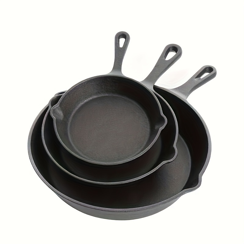 Cast Iron Omelet Pans Skillet Frying Pan With Drip spouts - Temu