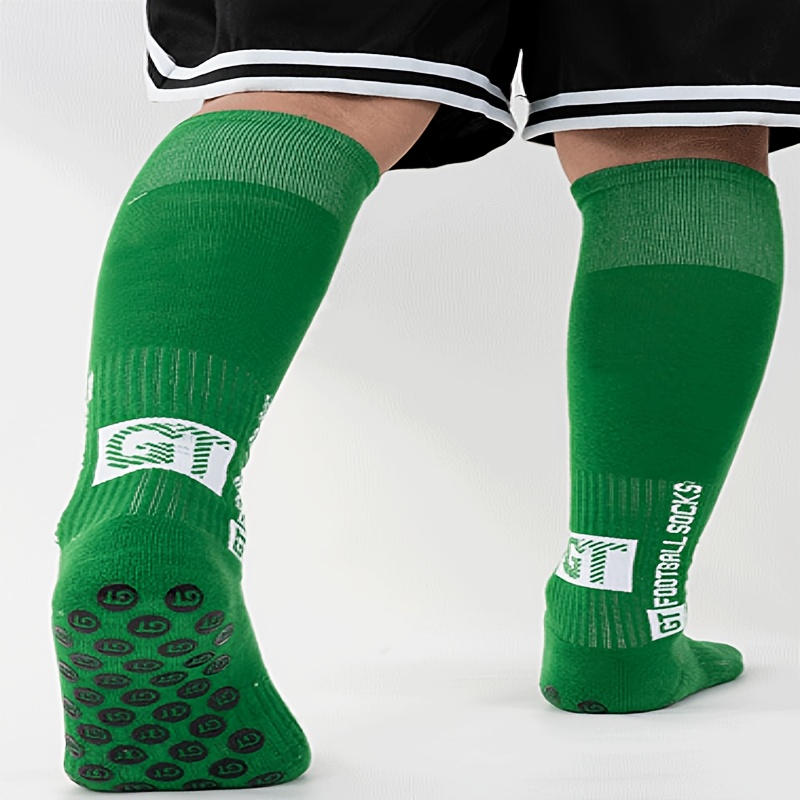 Calcetines antideslizantes de fútbol para hombre y mujer, medias