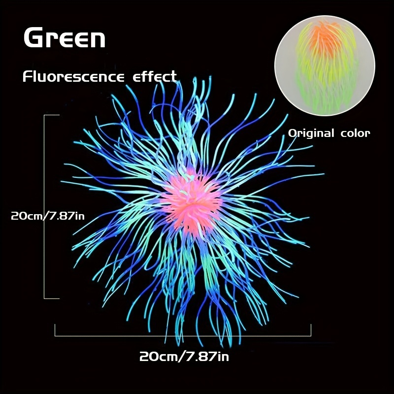 Fluorescent Effect Coral Aquarium Simulation Coral Decoration