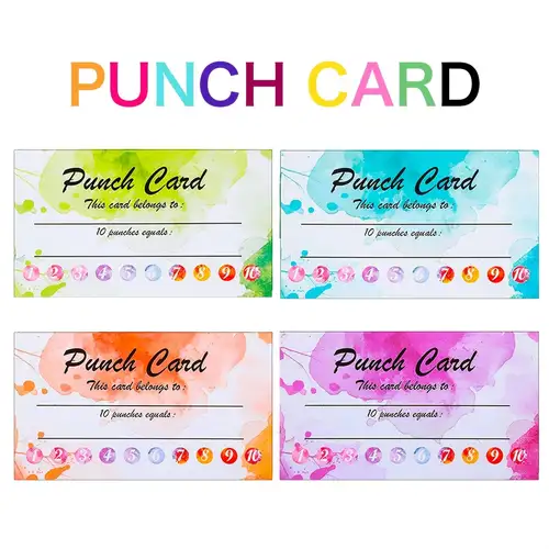 Reward Cards With Hole Puncher - Perfect For Classroom, Home, And Business  - Incentivize Good Behavior And Loyalty With Flower Punch Cards - Temu  United Arab Emirates