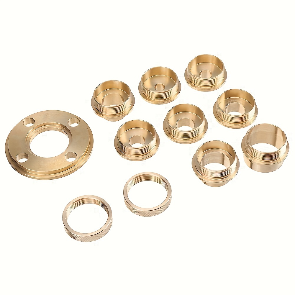 10PCS/set Brass Router Template Guide Bushings Engraving Machine