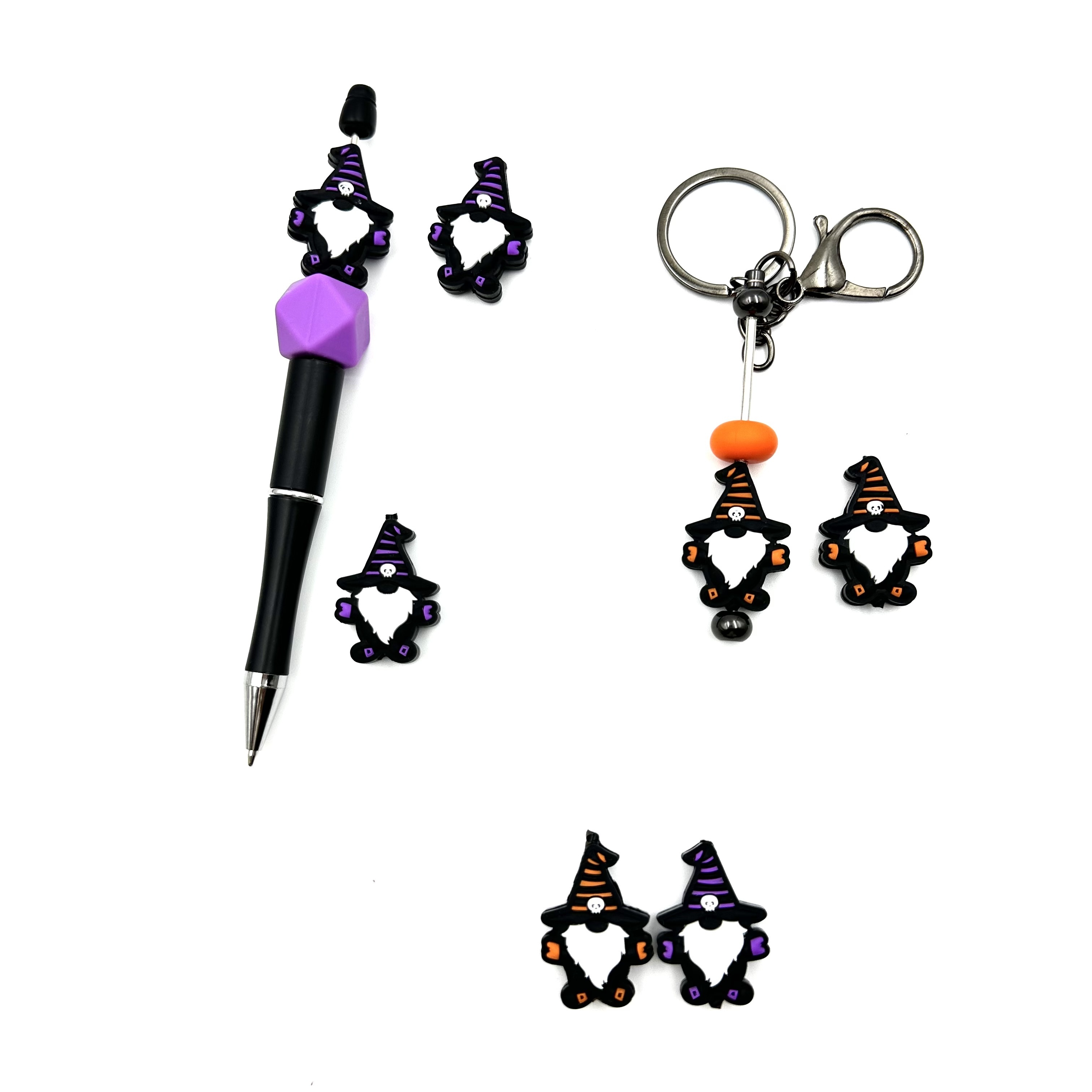 Halloween New Christmas Beaded Pens Focus Beads Silicone - Temu