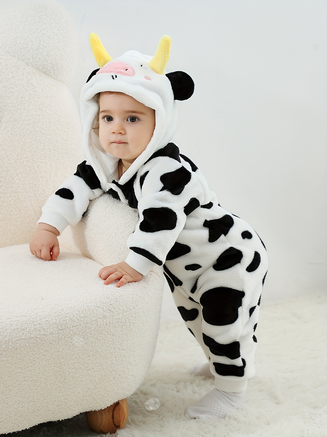 Atosa disfraz vaca niña bebé 6 a 12 meses : : Juguetes y