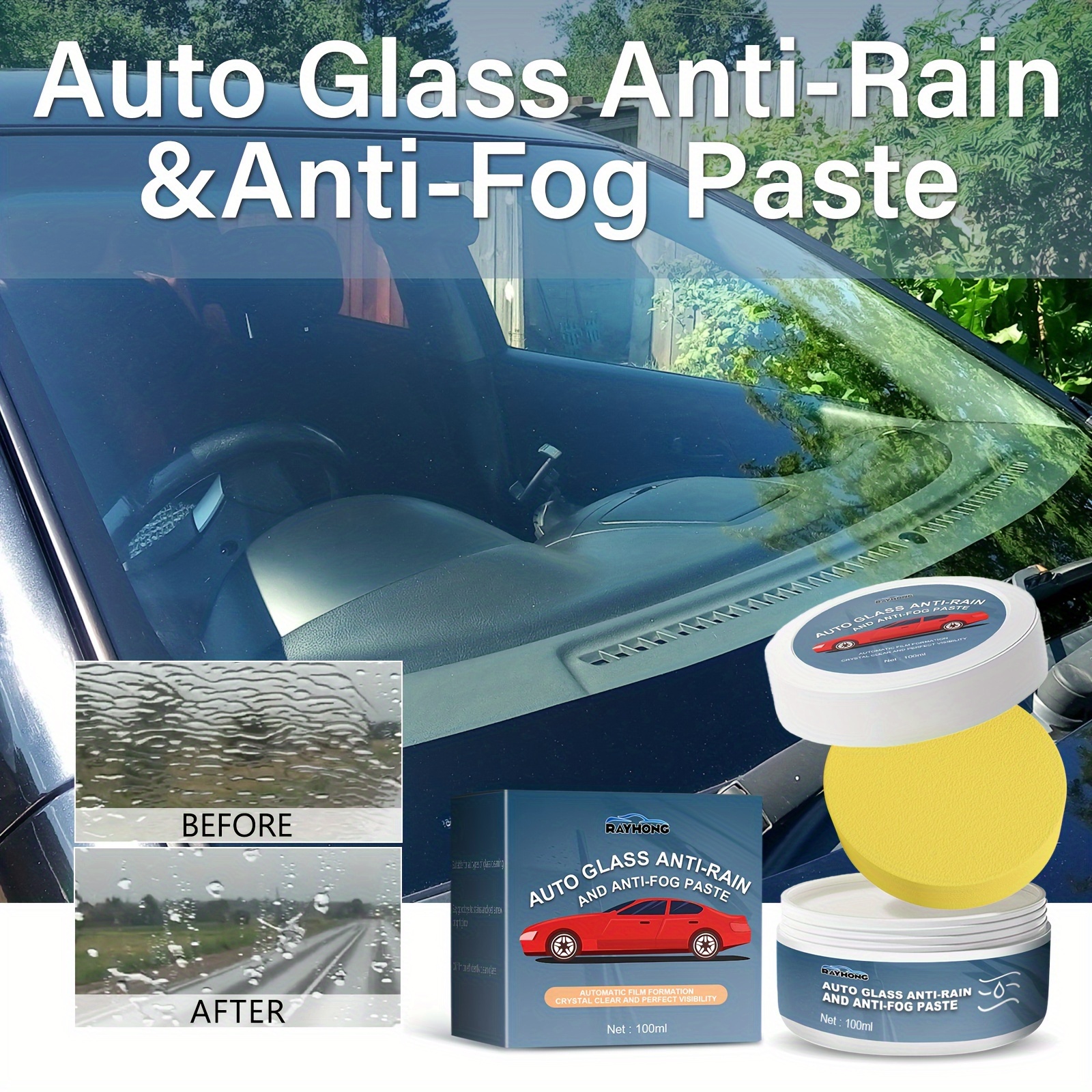 30g-Auto Reiniger Glas Öl Film Entferner Windschutzscheiben