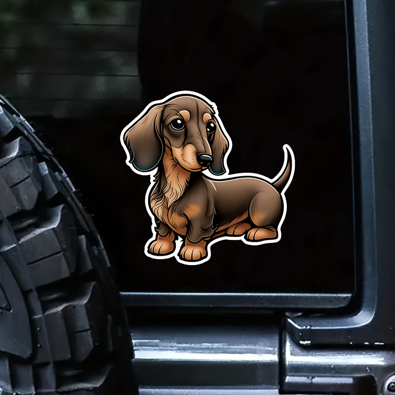 Dachshund discount car sticker