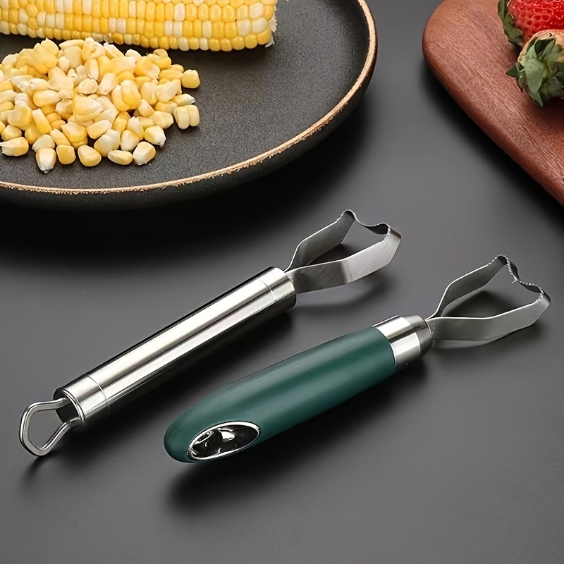 1pc Stainless Steel Corn Processing Tool - Corn Planer, Corn Knife