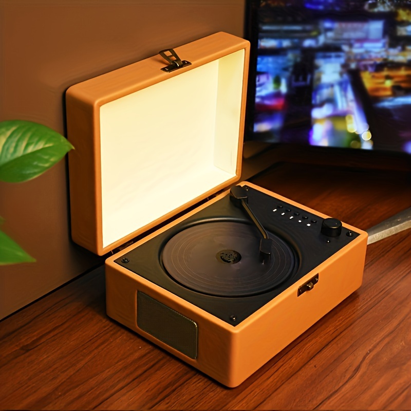 Gueray Reproductor de CD portátil con Bluetooth, reproductores de música de  CD de escritorio para el hogar, altavoces de sonido de alta fidelidad