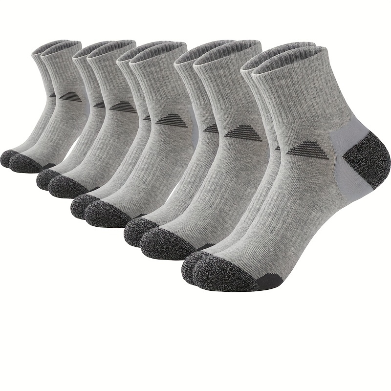 5 pares de calcetines deportivos informales para hombre, calcetines de  baloncesto, calcetines de tobillo de corte bajo cómodos transpirables que  absorben el sudor de malla fina - Temu