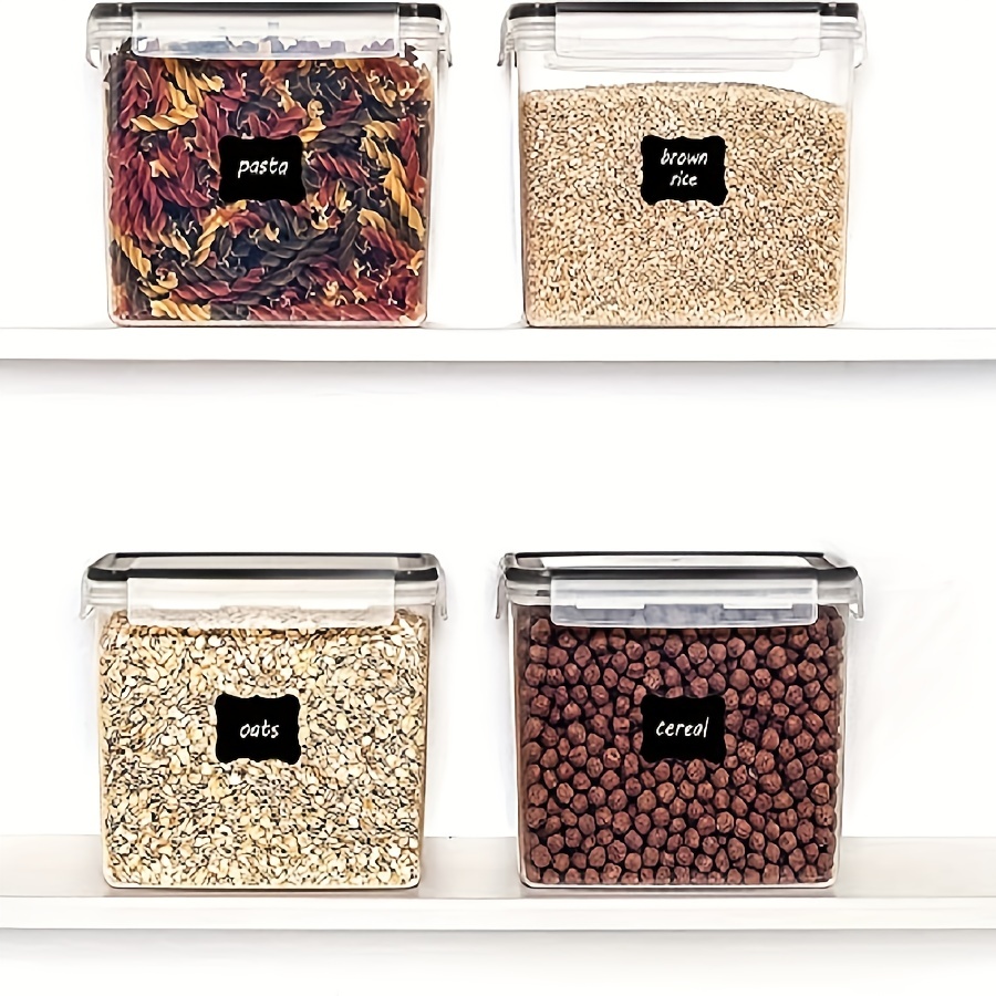 3PCS Medium Food Storage Containers with Lids Airtight BPA Plastic Canisters