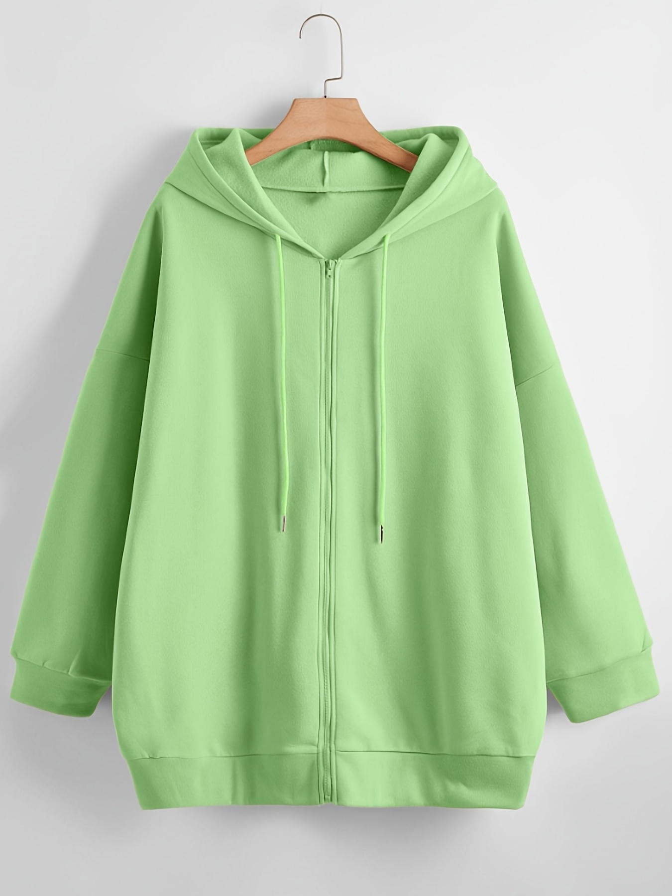 fluorescent zip up hoodie