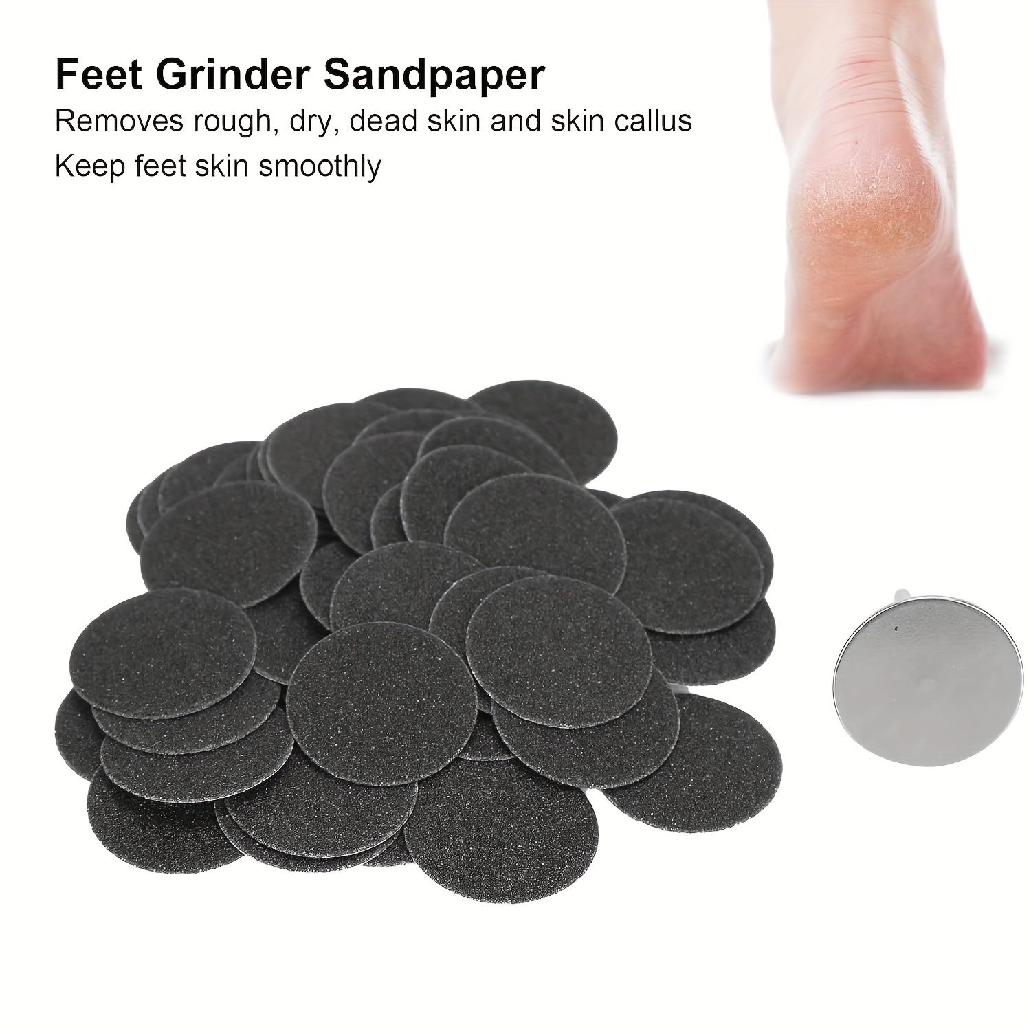 Electric Foot File: Electric Foot Sandpaper Foot Pedicure Tools