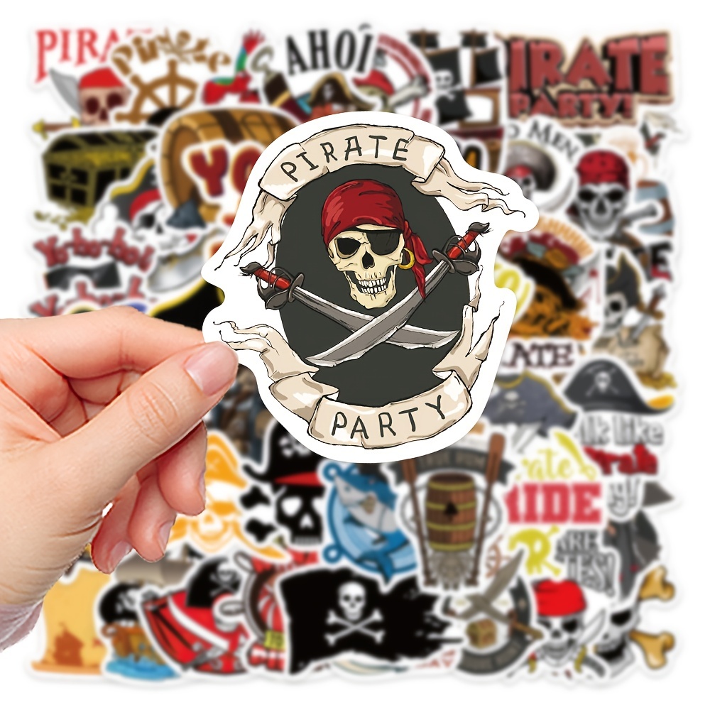 pirates Of The Caribbean Waterproof Stickers 50pcs - Decal For