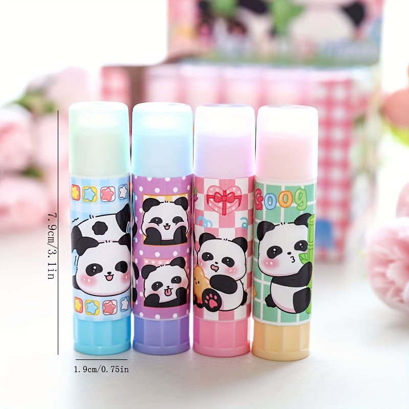 Cute Cartoon Animal Panda Adhesive Glue Stick - Random Color Geshiglobal :  : Arts & Crafts
