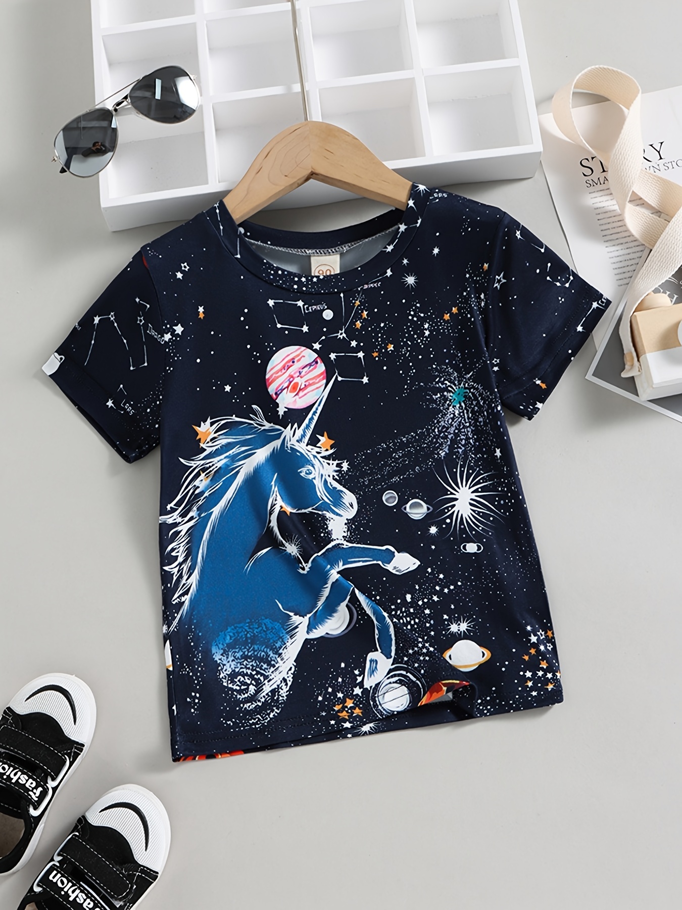 Camisa De Unicornio Para Niñas - Temu