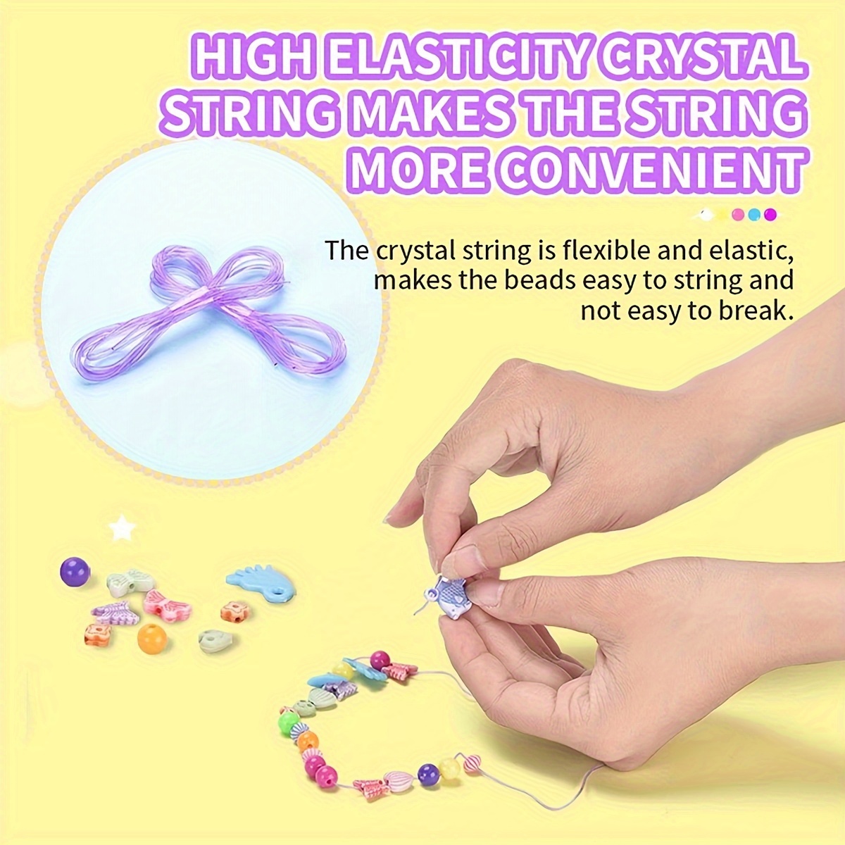  Elastic Crystal String for Bracelets Halloween