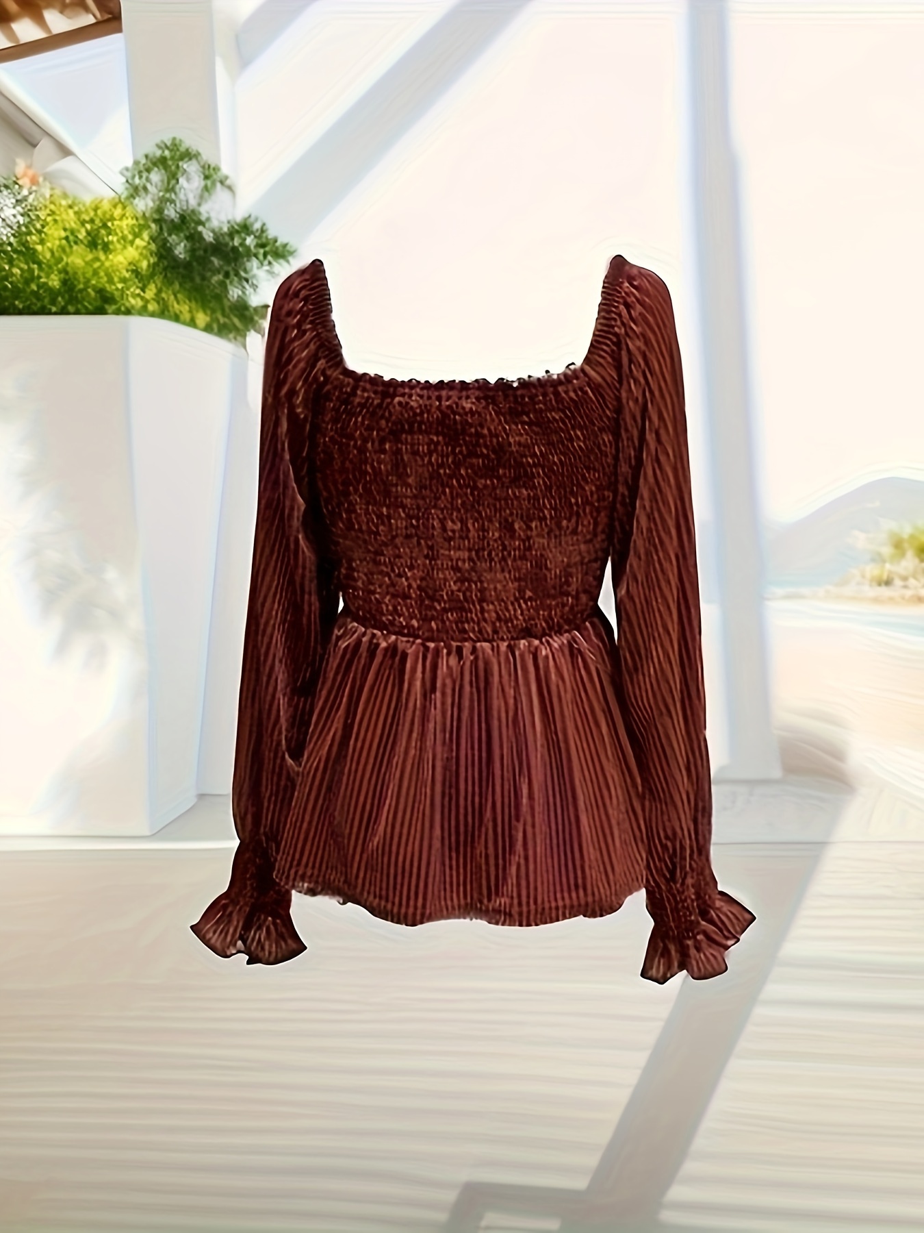 Red velvet best sale peplum top