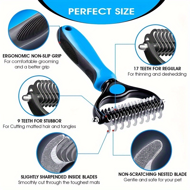 pet grooming for removing hair from dogs and cats suitable for   long and short fur Product details 0