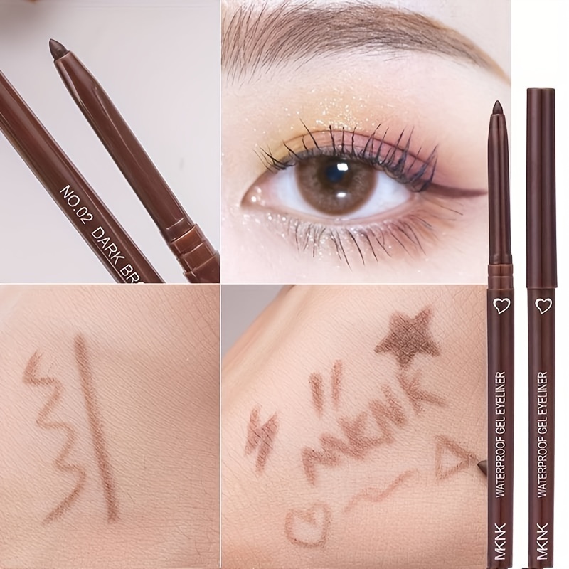 Waterproof Red Brown Eyeliner Pen Matte Long Lasting Makeup