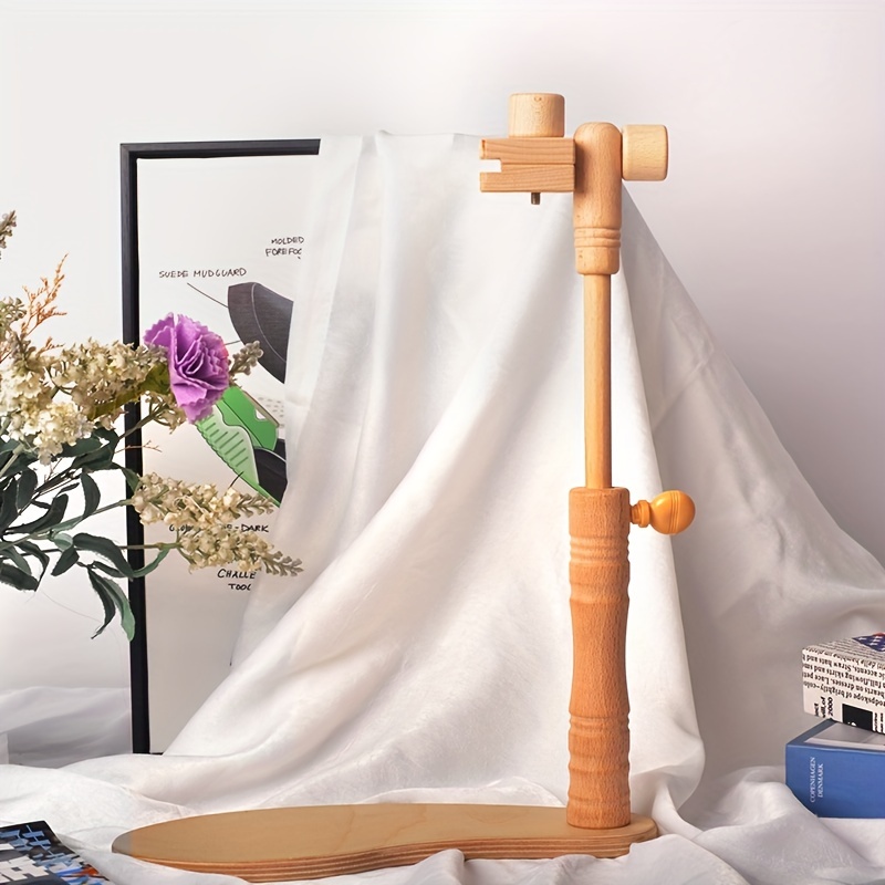 Cross Stitch Embroidery Frame Rack Beech Wood Poking - Temu