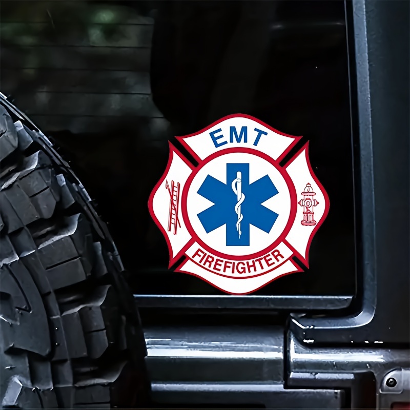 Premier secouriste ambulancier caducée infirmière pompier médecin  autocollant de voiture autocollant de fenêtre autocollant de voiture FR01 -   France
