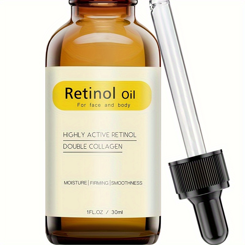 

30ml Retinol Oil For Face And Body, Essential Face Oil, With Highly Active Retinol, Double Collagen And Vitamin E, Firming, Moisturising And Smooth 1 Fl. Oz/30ml !