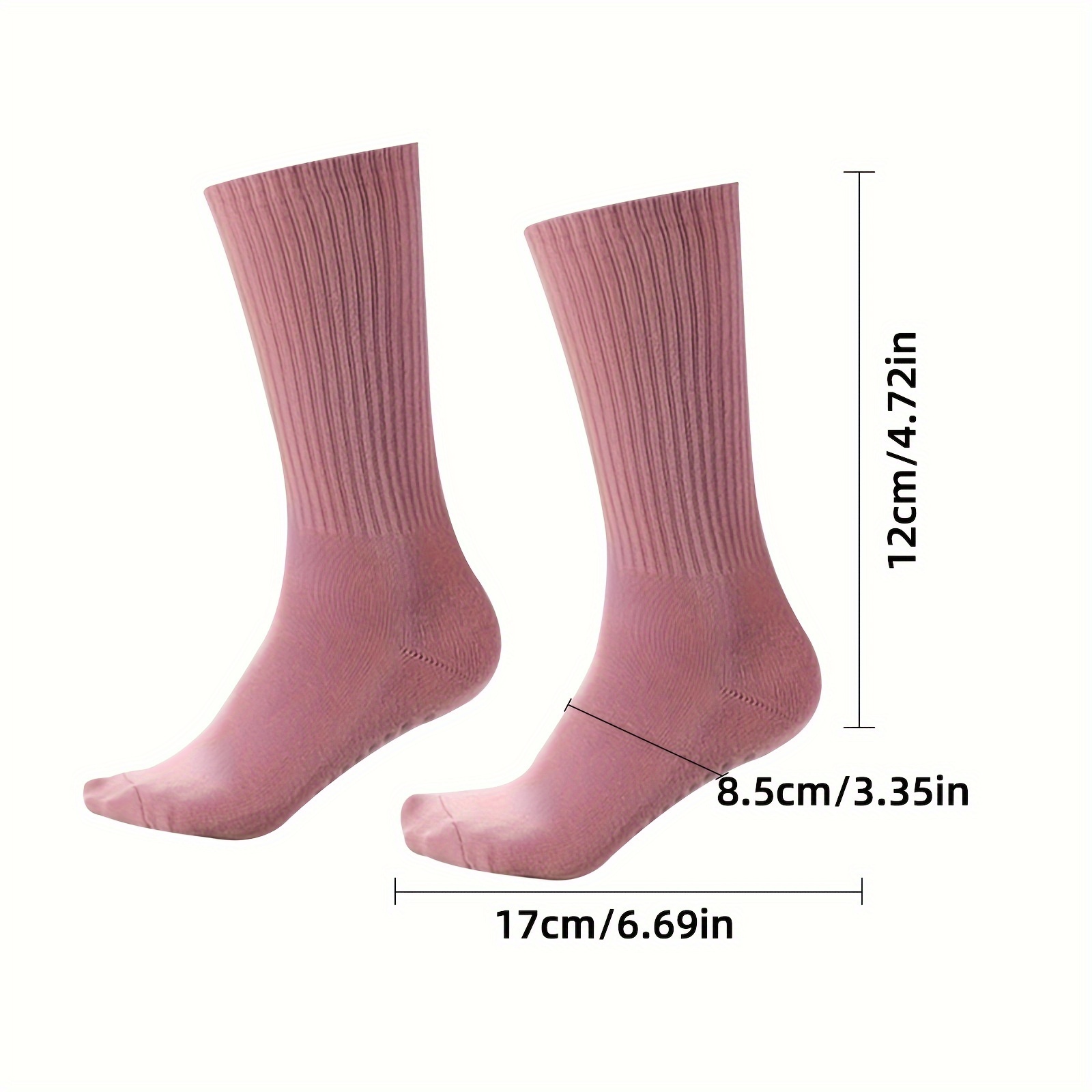 Mid Calf Soft Comfortable Yoga Socks Anti skid Breathable - Temu