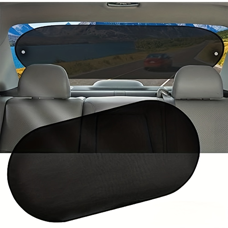 Parasol plegable para ventana trasera de automóvil, Parasol universal de  malla con adsorción para ventana trasera del coche