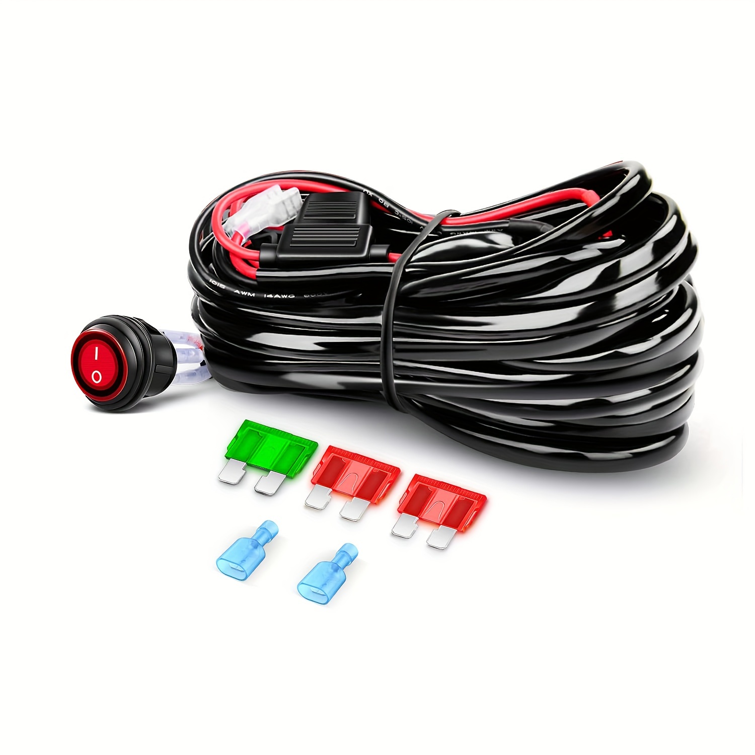 Remote Control Led Light Bar Harness Kit: 16awg Length - Temu