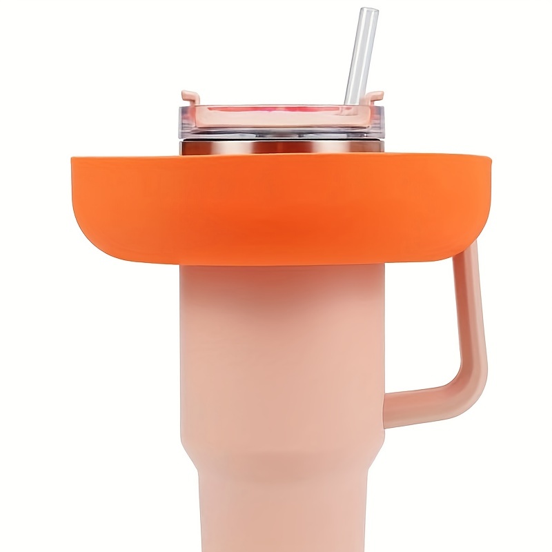 Silicone Snack Bowl For 40oz Tumbler with Handle & 4 Compartments