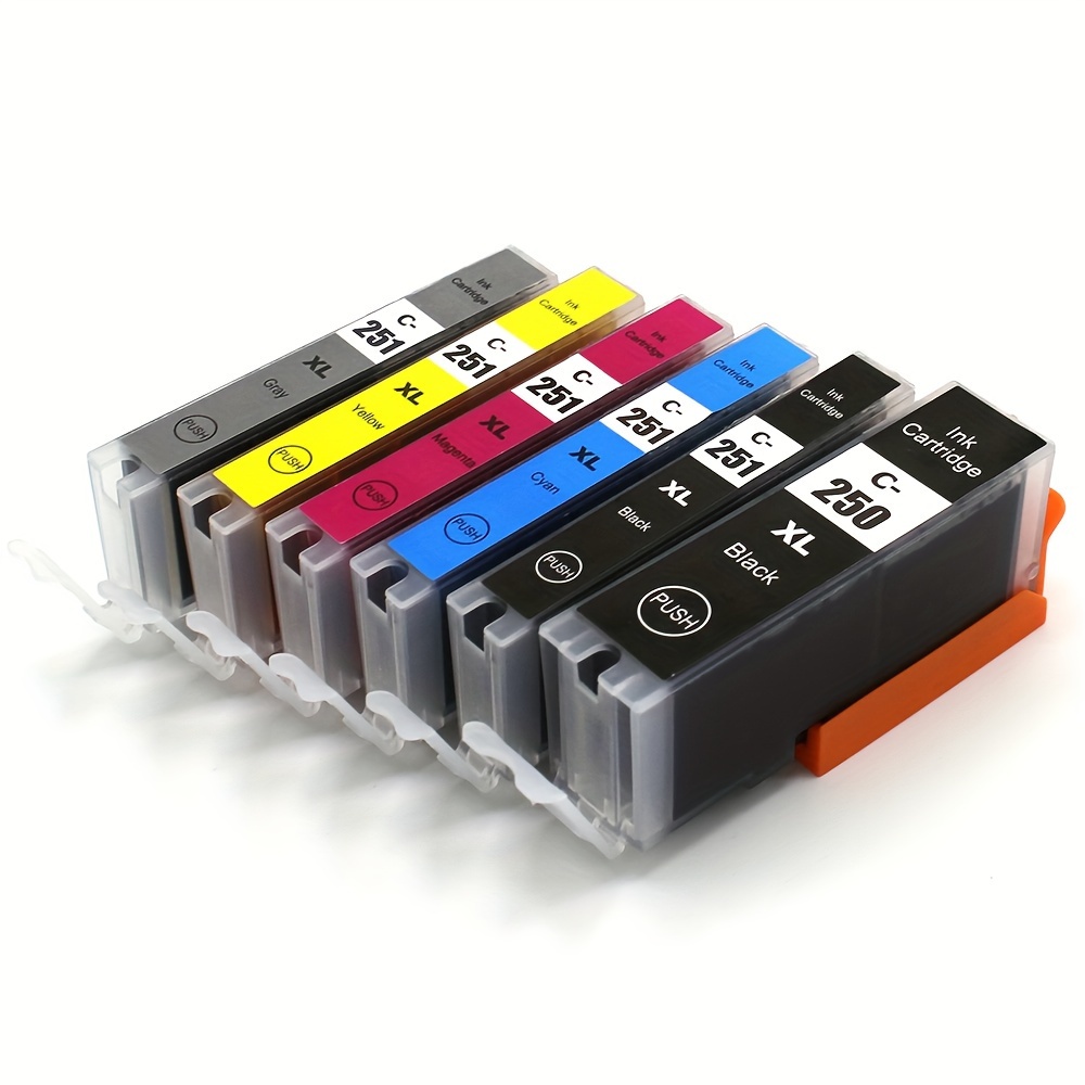 Cartouche d'encre 6PK pour CANON Pixma TR7550 TR8550