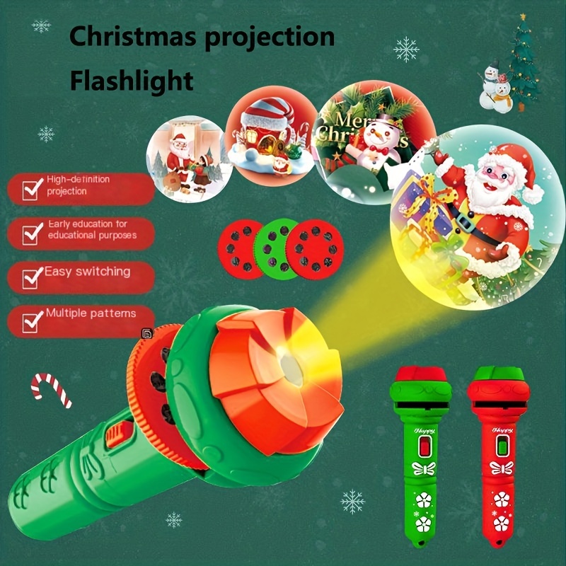  Christmas Kids Projector Flashlight Projector
